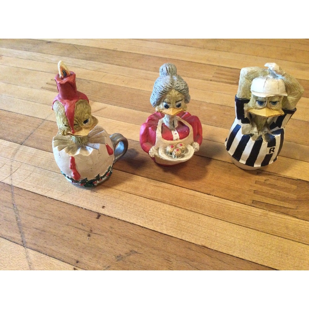 3 Vintage Eggbert and Friends Collectibles